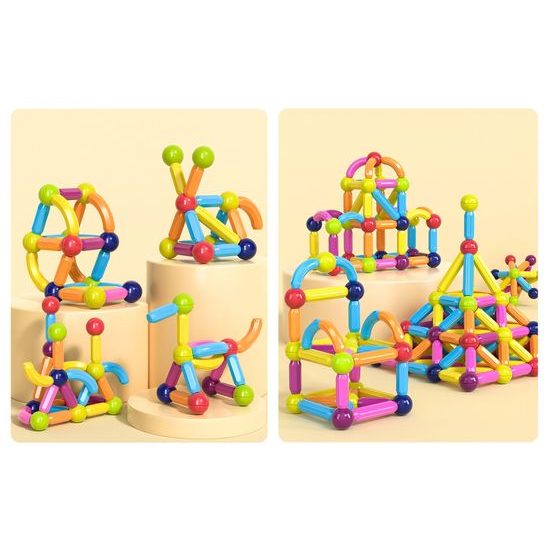 Magnetická stavebnice Magnet Sticks 66 dílků