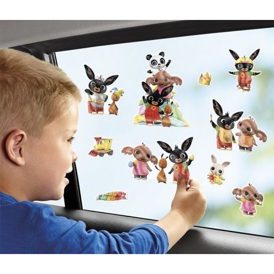 Okenní dekorace Bing Bunny 50ks samolepek