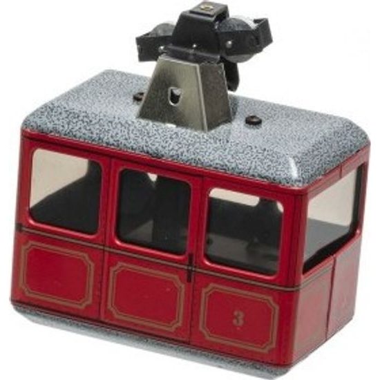 Lanovka - červená na klíček