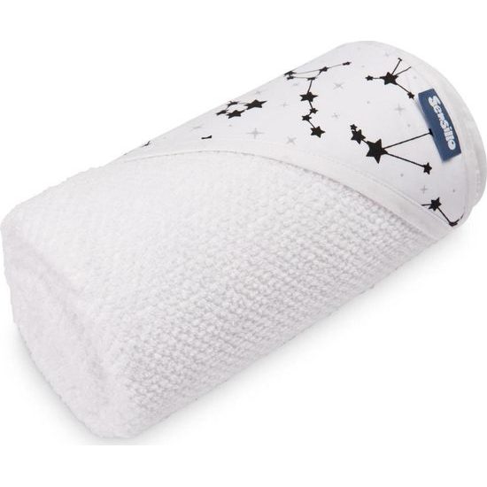 Dětská osuška Sensillo KREPA 100 X 100 cm Bílá