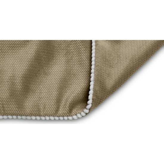 Dětská dečka velvet béžová 75x100 cm