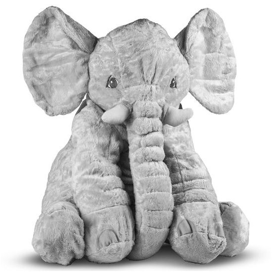 Doris plyšový slon Belly 70 cm šedý