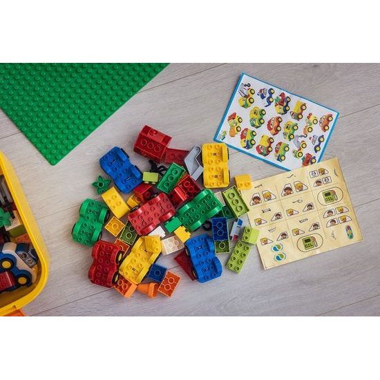 LWToys junior kostky Auta 62 ks