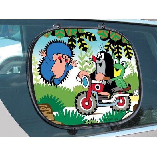 Sluneční clona do auta Krtek 2ks