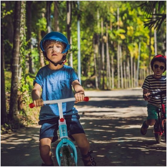 SMONTOVÁNO Dětské odrážedlo Trevis 12" blankytné