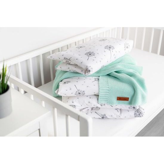 Dětská deka bambusovo-bavlněná 80x100 cm máta