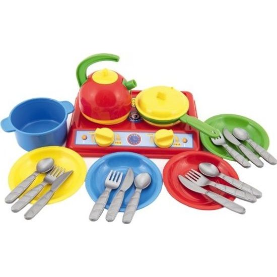 Sada nádobí s vařičem a s doplňky
