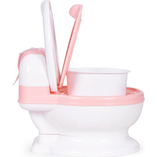 Ecotoys dětský nočník růžovo-bílý