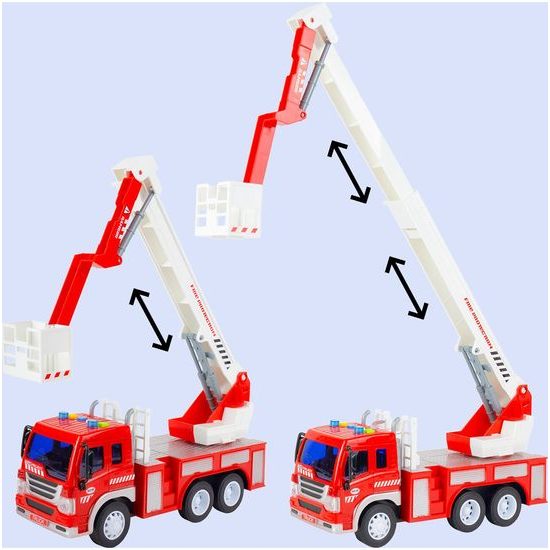 Dětské požární auto se světly a zvuky City Service 1:16