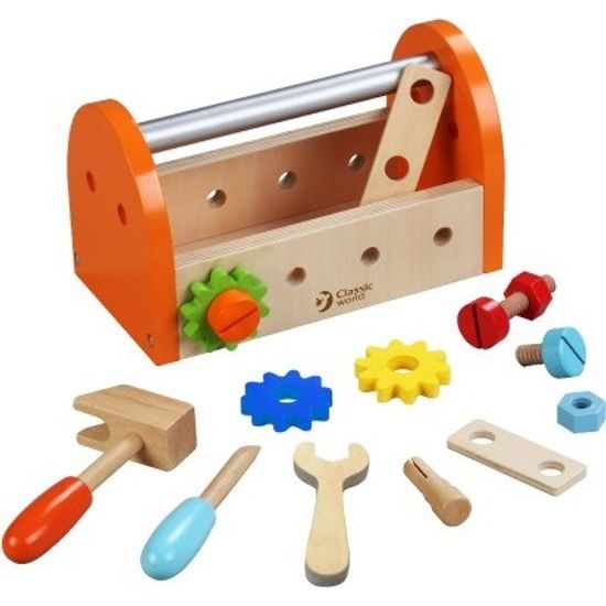 Sada nářadí 16ks s dřevěným boxem