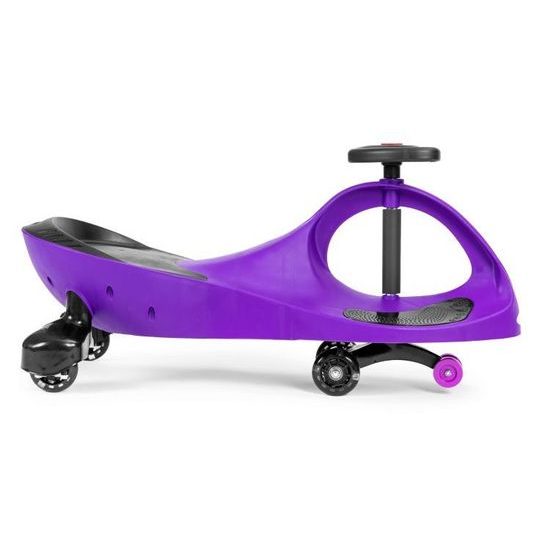 Ecotoys gravitační odrážedlo se svítícími koly Spinner - fialové