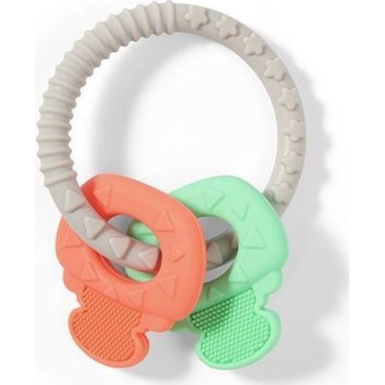 Dětské kousátko zeleno/oranžové