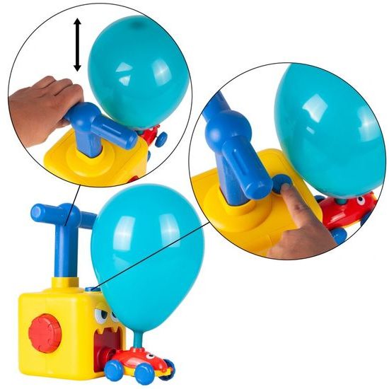 Odpalovač autíček s nafukovacími balónky Balloon Car