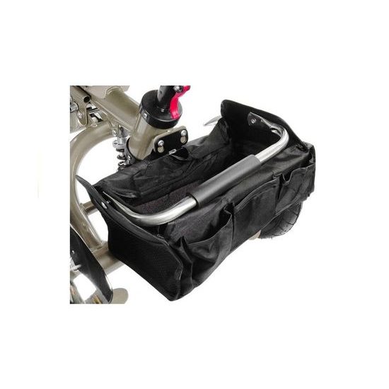 Majlo Toys tříkolka 2v1 s nafukovacími koly PRO600 béžová