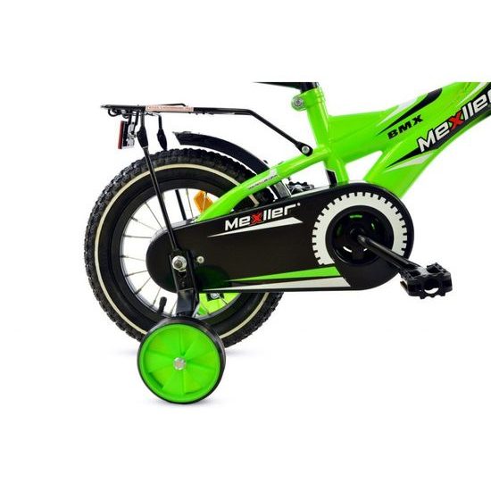 Mexller dětské kolo BMX 12" s vodící tyčí zelená