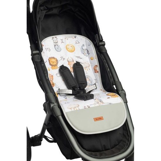 Vložka do kočárku Zvěrokruh, šedá