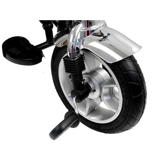 Majlo Toys multifunkční tříkolka s nafukovacími koly PRO500 modrá