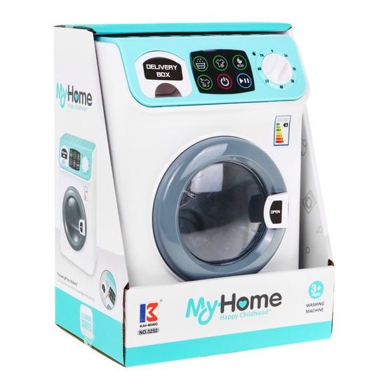 Dětská automatická pračka na baterie My Home zelená