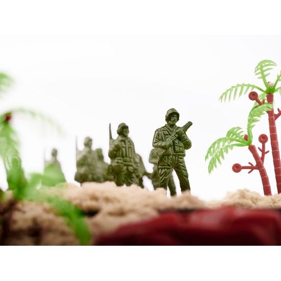 Velká sada plastových vojáčků s příslušenstvím Soldier Playset 300 kusů