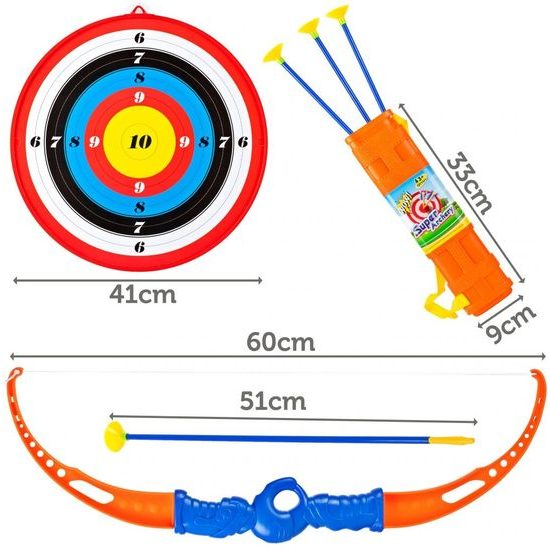 Dětský luk Super Archery se 3 šípy