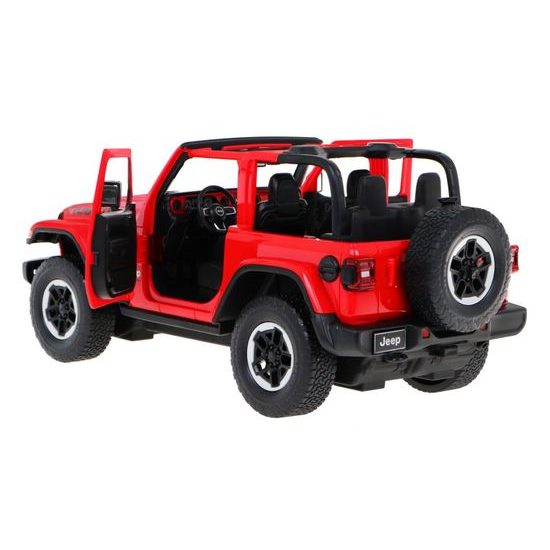 Rastar auto na dálkové ovládání Jeep Wrangler JL 1:14 červené