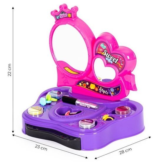 Mini dětská toaletka se zrcadlem Sweet Shine