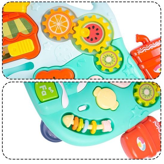 Haunger chodítko 2v1 s hracím stolečkem a košíkovou Active Table - zelené