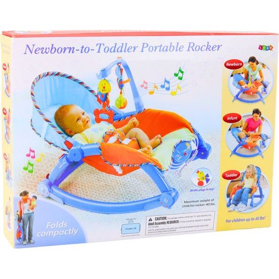 Houpací křesílko modré