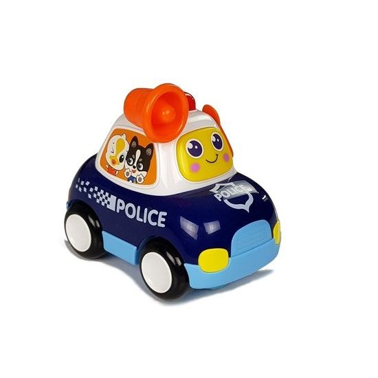 Huile Toys interaktivní policejní autíčko pro nejmenší se světlem a zvukem Megafon