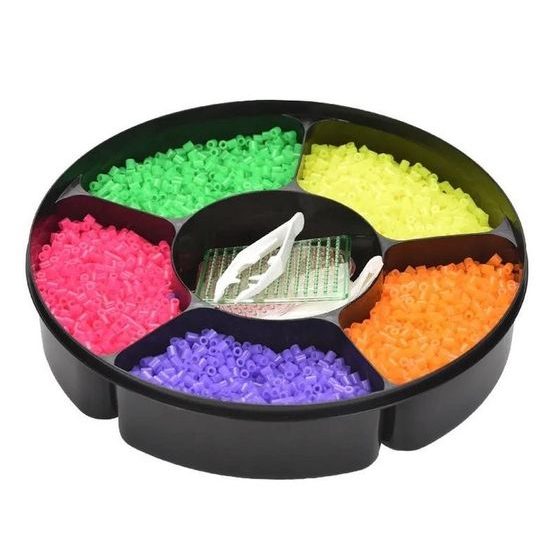 Neónové zažehlovací korálky Neon Iron Beads 7500 kusů