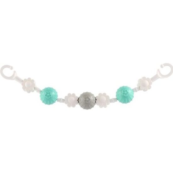 Řetěz koule/kytičky - mix barev