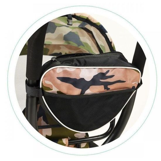 Ecotoys dětská tříkolka s otočným sedadlem 2v1 camo