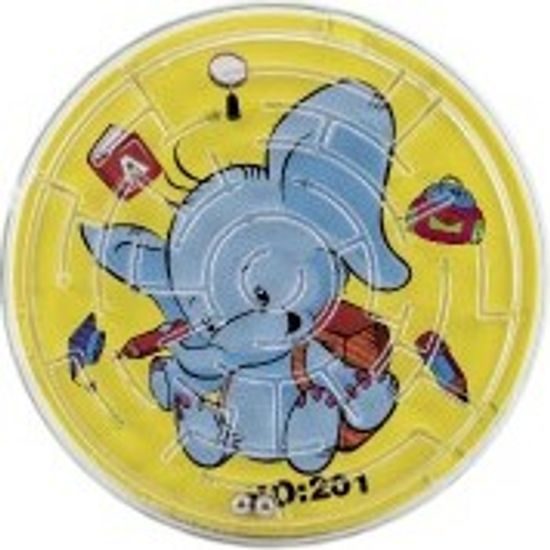 Bludiště hlavolam s kuličkou - mix 6 barev