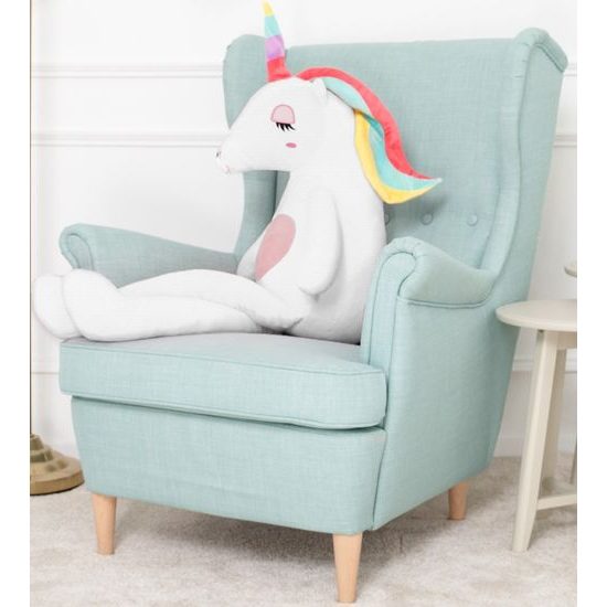 Plyšový jednorožec Felix 120 cm bílý