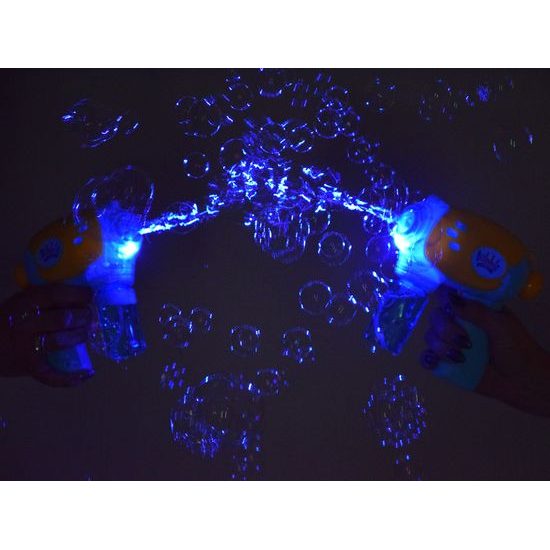 Sada 2 bublifuků na baterie Bubble Guns - modrá