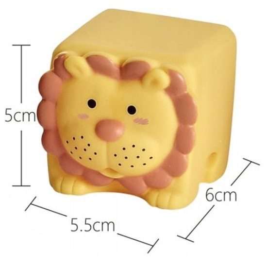 Senzorické kostky pro nejmenší Animal Building Blocks 6 kusů