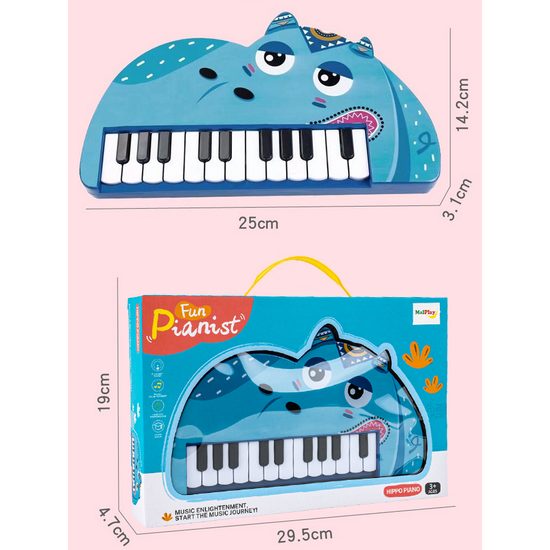 Dětské interaktivní klávesy 2v1 Fun Pianist