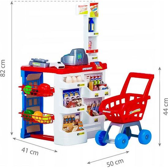 Ecotoys dětský obchod Supermarket