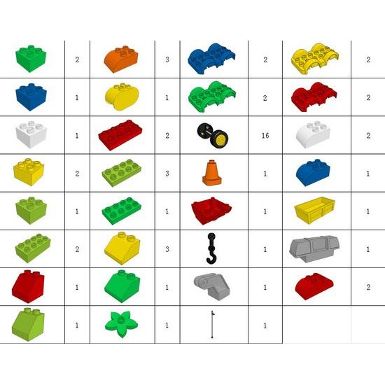 LWToys junior kostky Auta 62 ks