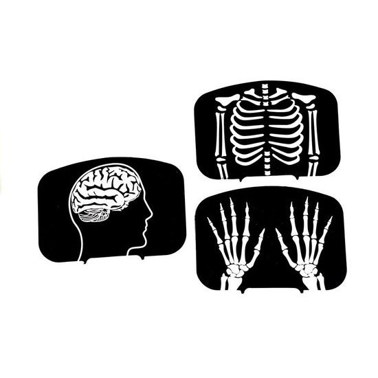 Majlo Toys dětský lékařský vozík Rentgen se světlem a příslušenstvím