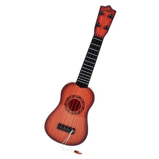 Dětská kytara Party Guitar 40 cm - tmavá