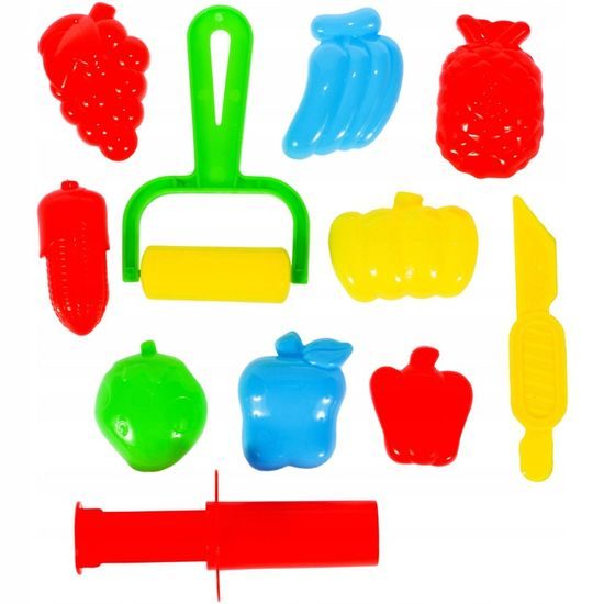 Modelovací plastelína pro děti s formičkami 8 barev Plasticine Set