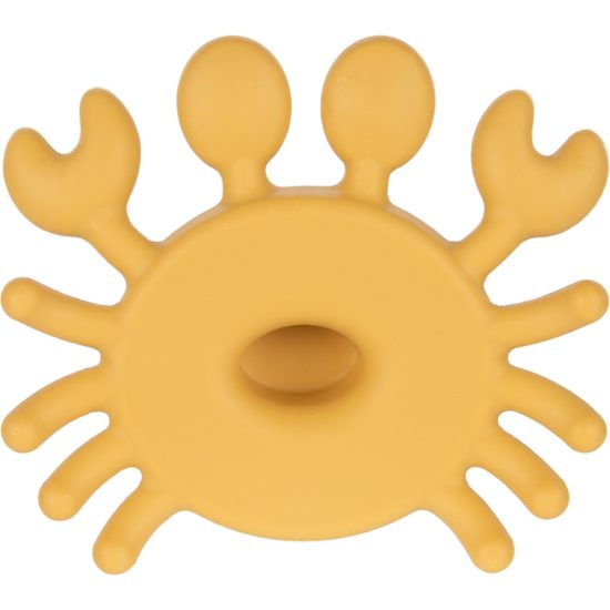 CANPOL babies Dřevěno-silikonové kousátko KRAB