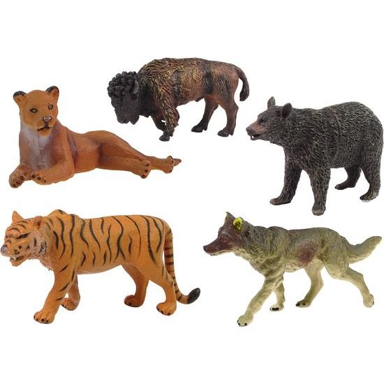 Sada afrických lesních zvířátek