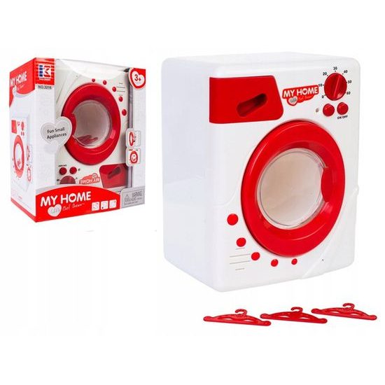 Doris dětská pračka na baterie My Home červená