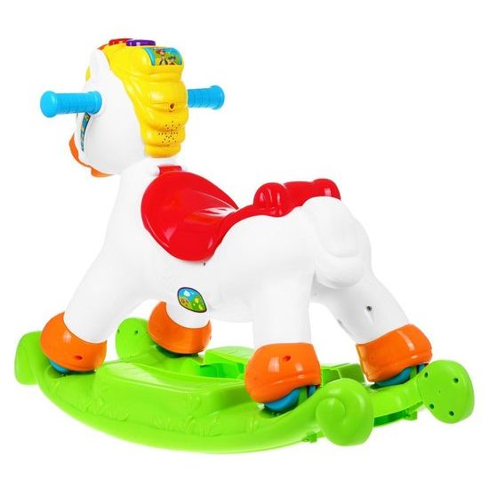 Huile Toys interaktivní houpací kůň 2v1 Rocking Horse
