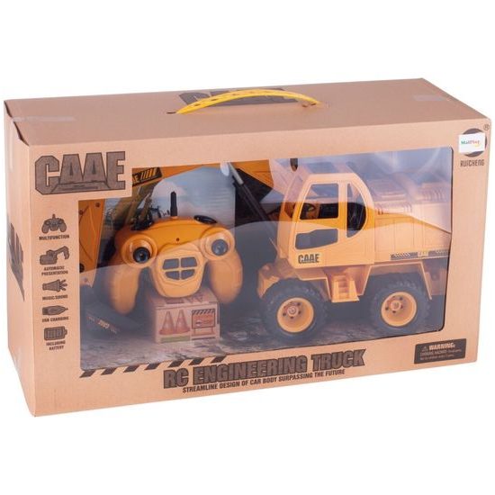 Kolový bagr na dálkové ovládání Cate s pohyblivou lžící 1:24