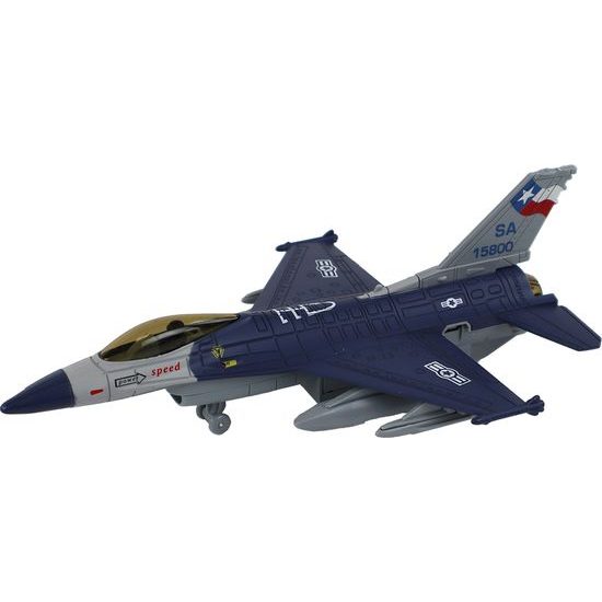 Model stíhačky modrý nebo šedý