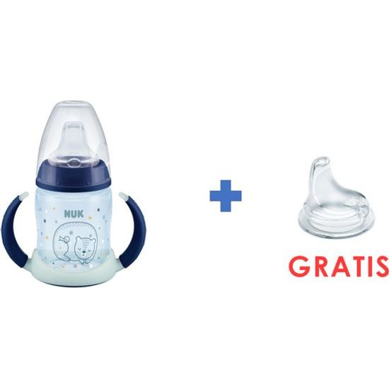 Noční láhev 150ml + netekoucí silikonová savička