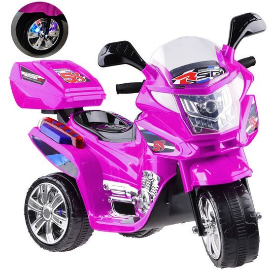 Dětská elektrická tříkolka Speed Star růžová
